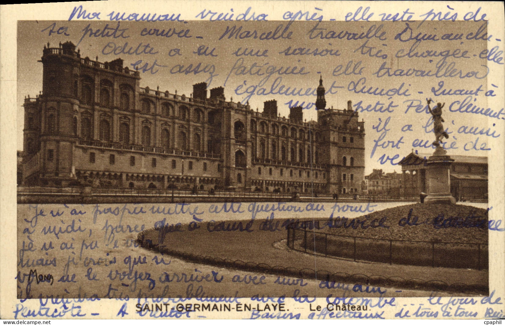 CPA St Germain en Laye Le Chateau