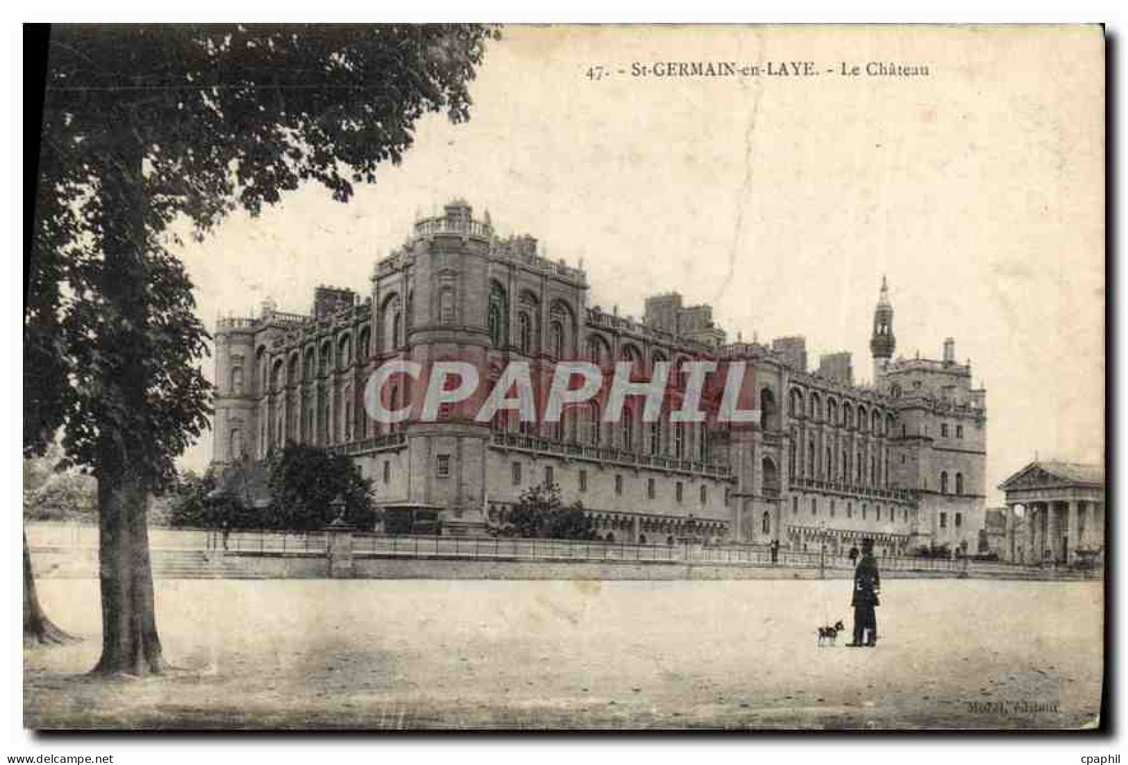 CPA St Germain en Laye Le Chateau