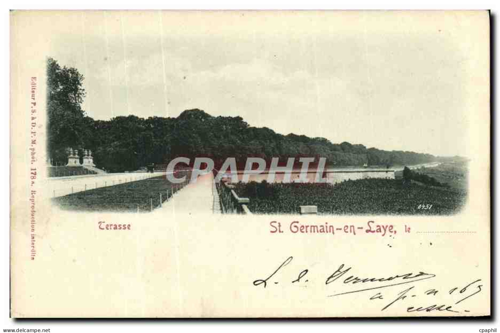CPA St Germain en Laye Terrasse