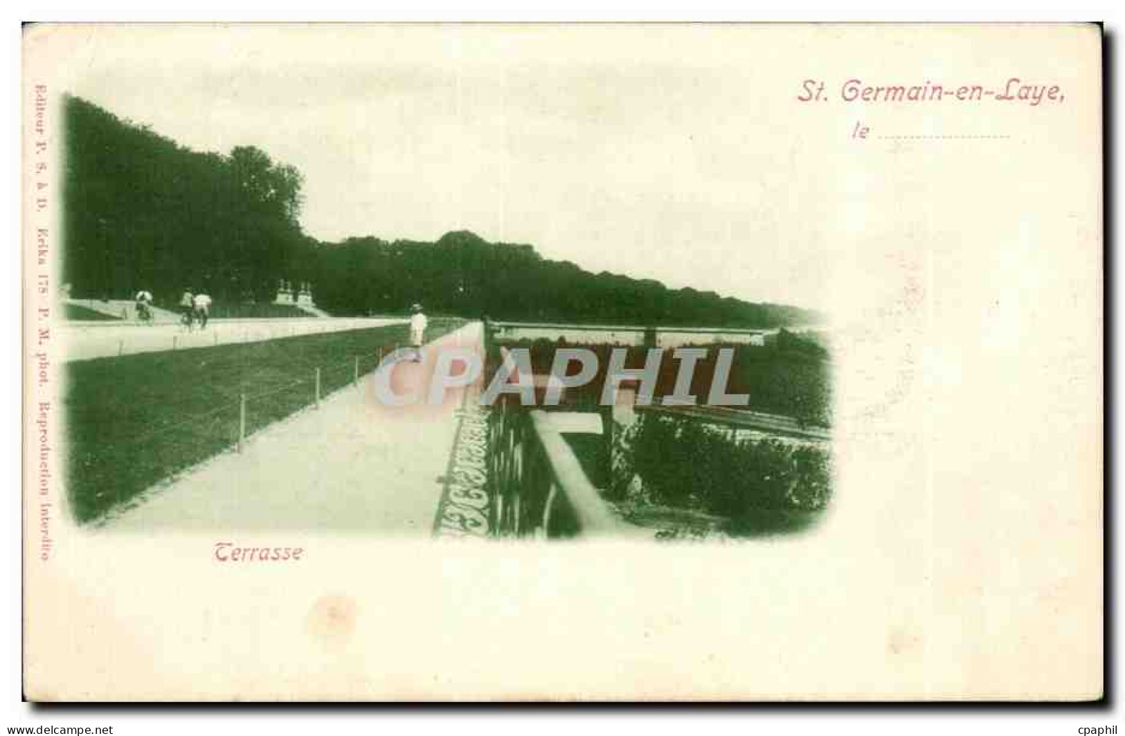 CPA St Germain en Laye Terrasse
