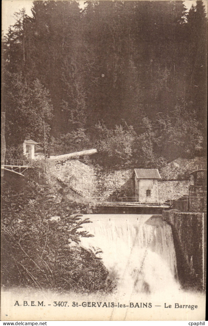 CPA St Gervais les Bains Le barrage