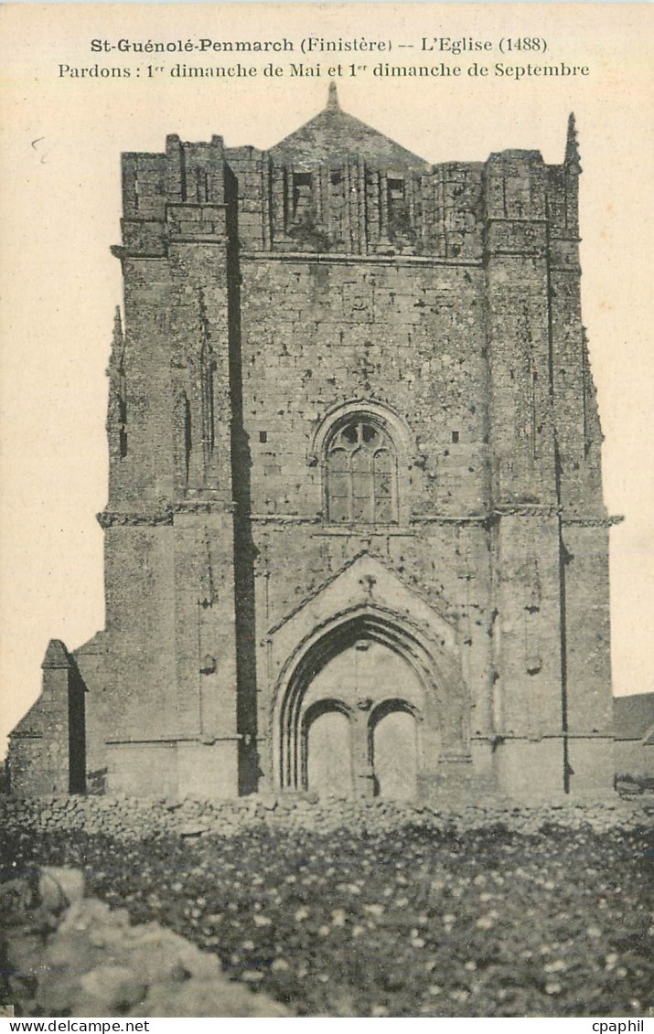 CPA St guenole penmarch (finistere) l eglise (1488)