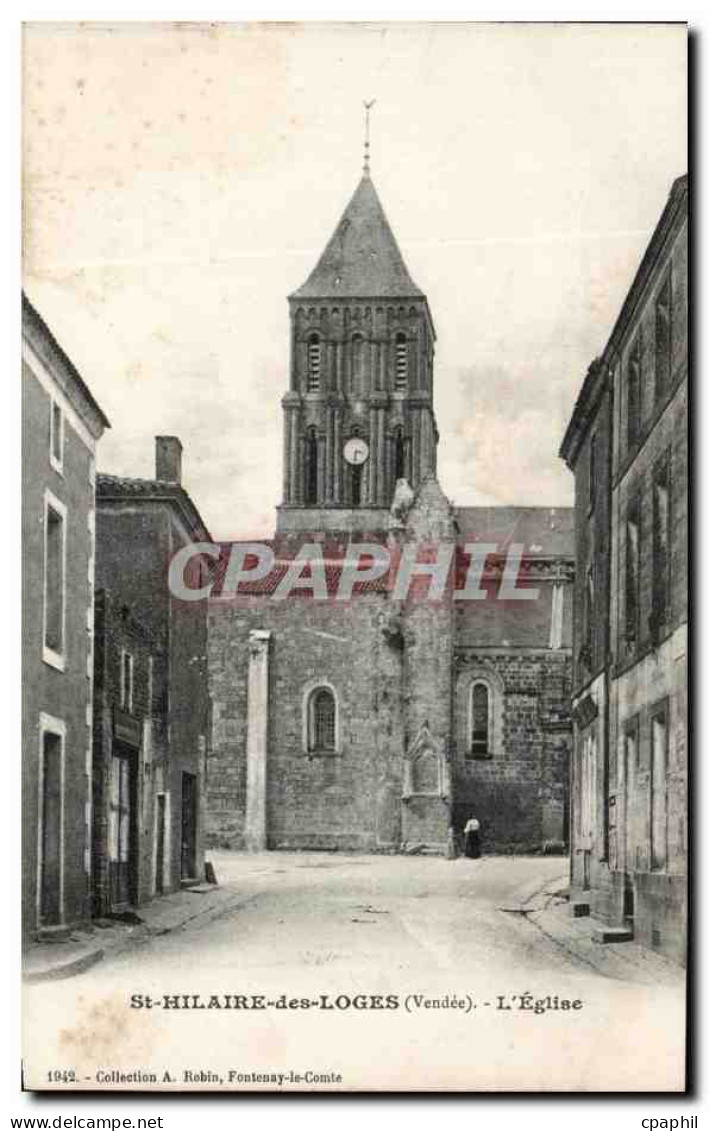 CPA St Hilaire des Loges L'Eglise