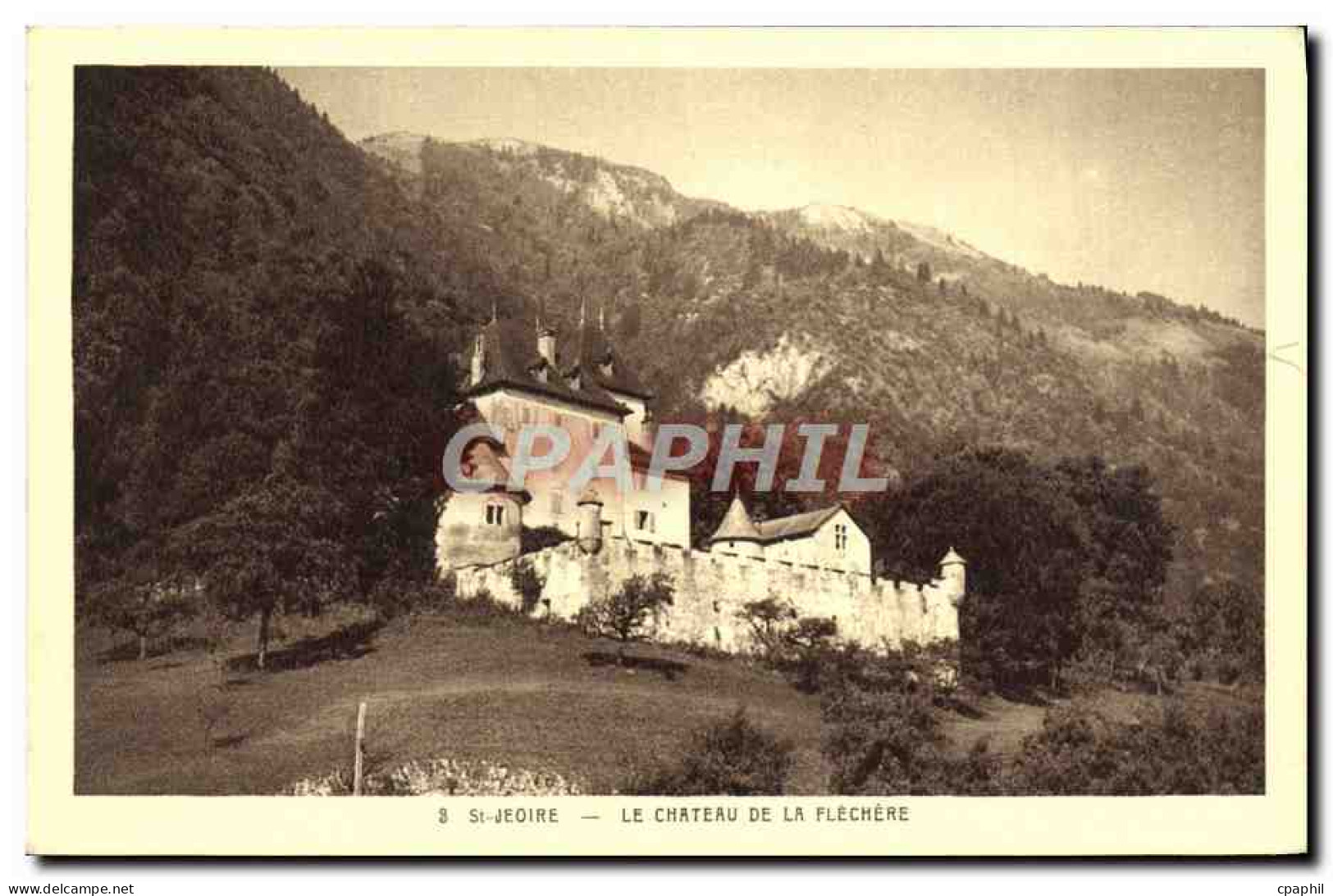 CPA St Jeoire Le Chateau De La Flechere