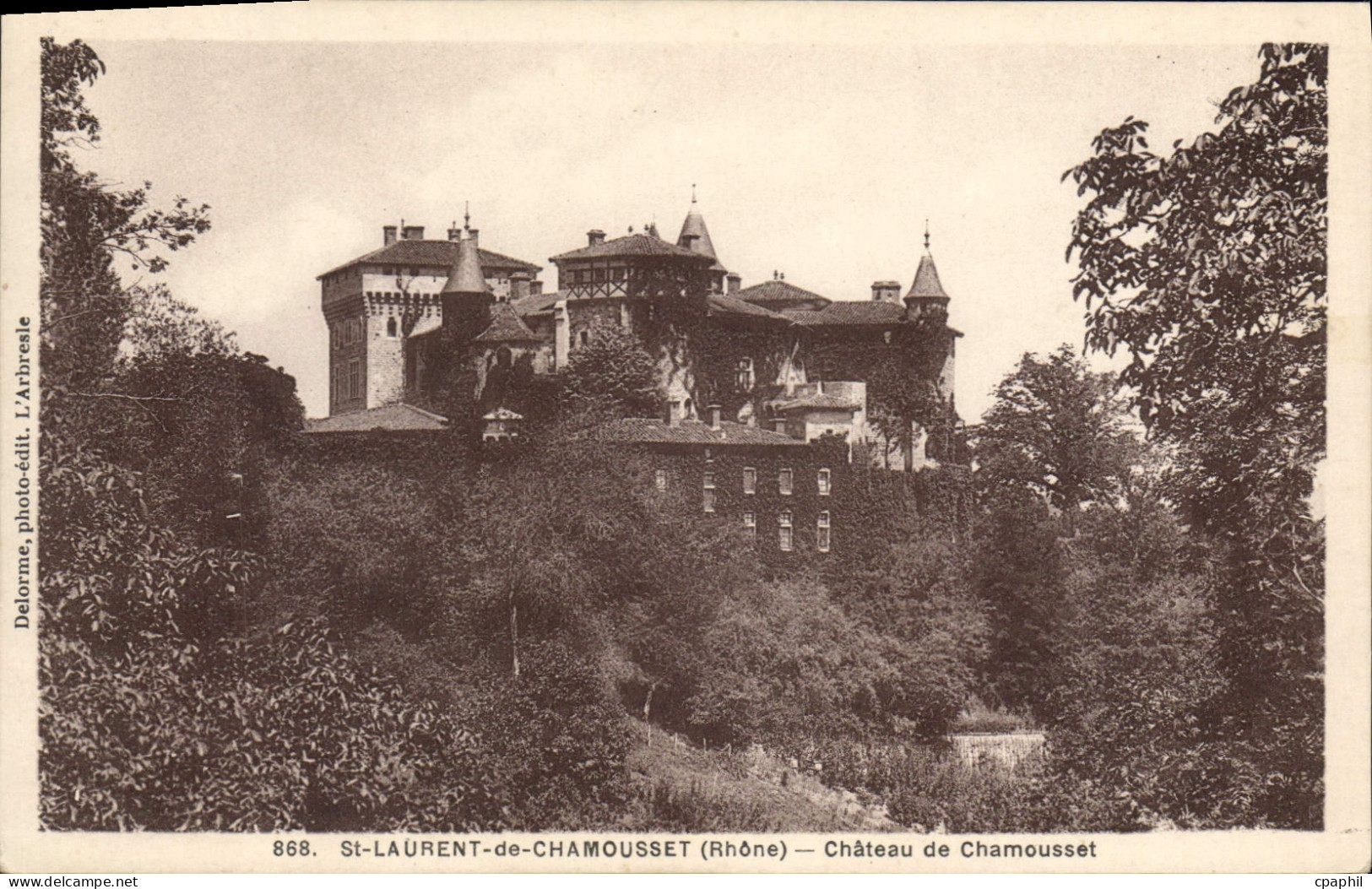 CPA St Laurent De Chamousset Le Château