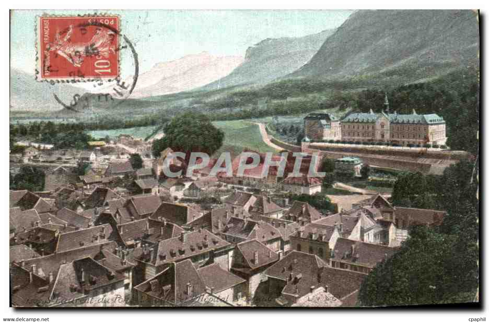 CPA St laurent du pont La ville et l hopital