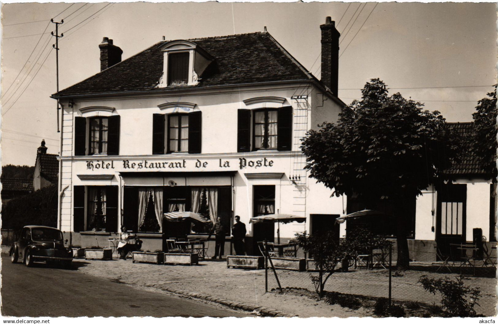 CPA St Leger en Yvelines Hotel Restaurant de la Poste (1449818)