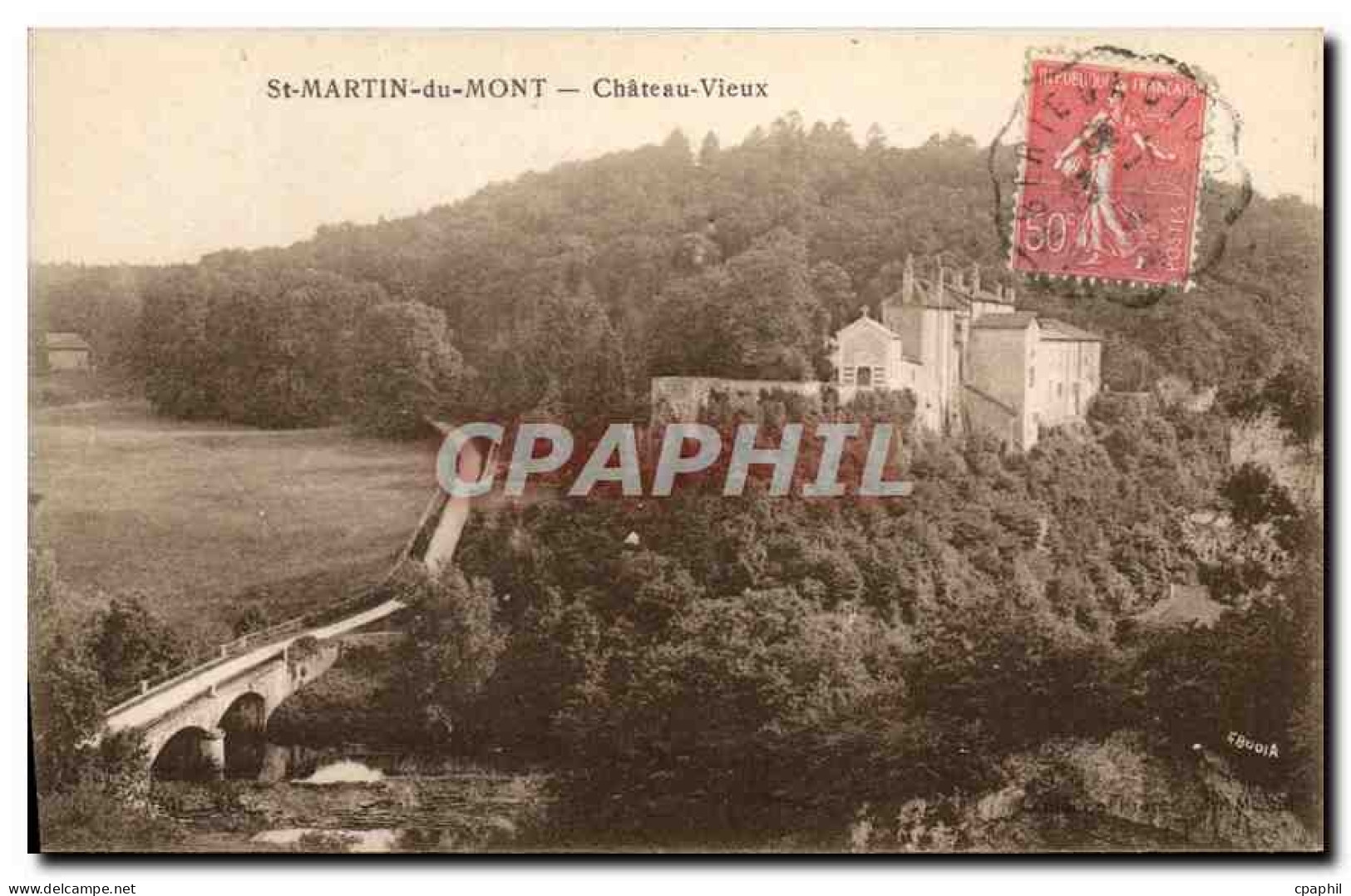 CPA St Martin du Mont Chateau Vieux