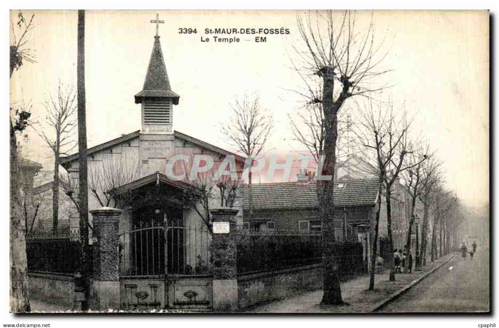 CPA St Maur Des Fosses Le Temple