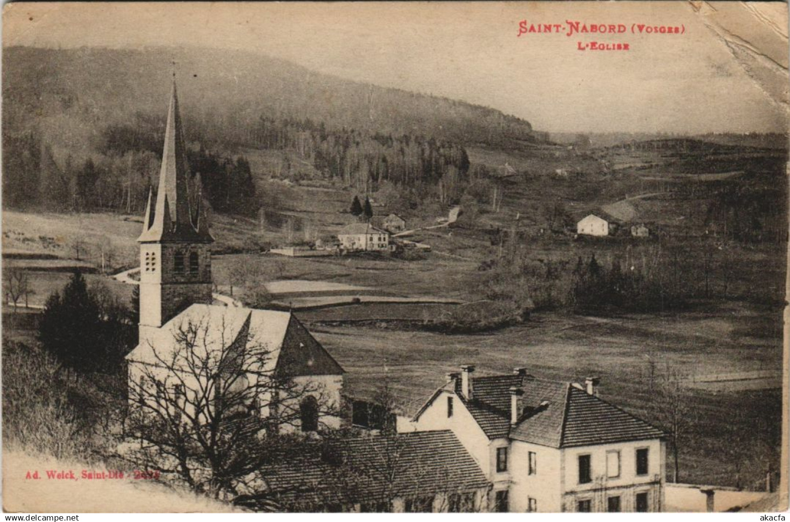 CPA St-NABORD - L'Église (153472)