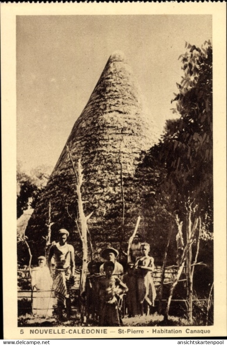 CPA St Pierre Neukaledonien, Habitation Canaque