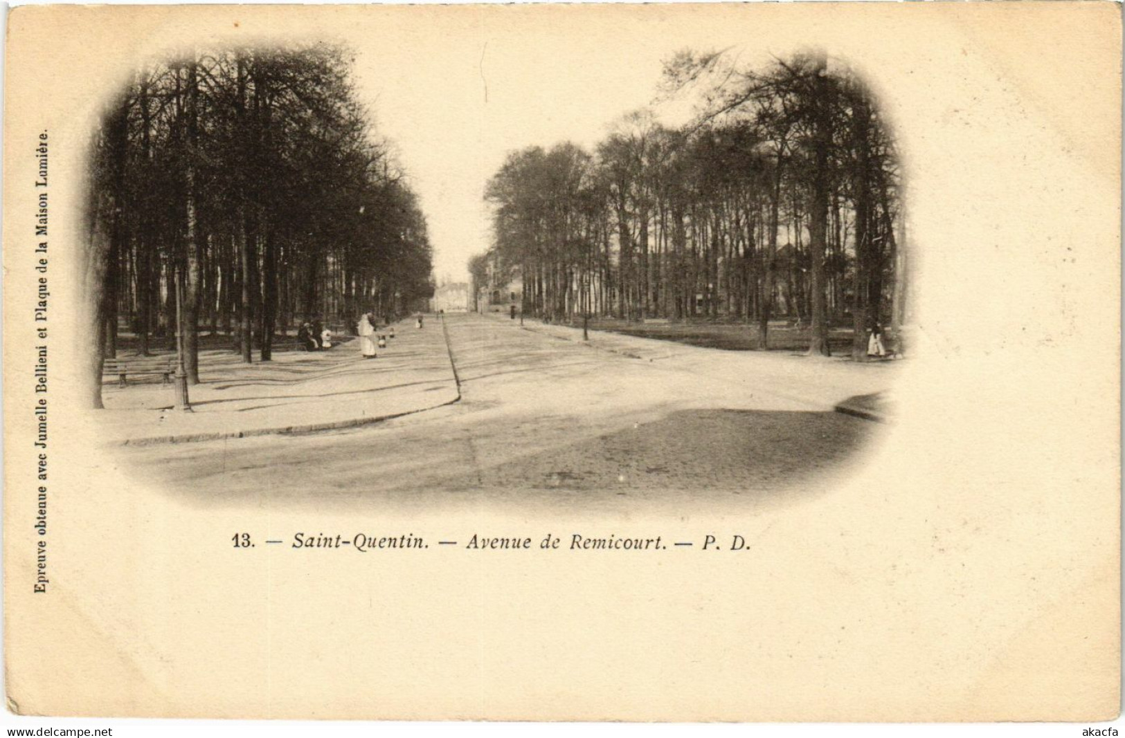 CPA St. Quentin Avenue de Remicourt (992231)