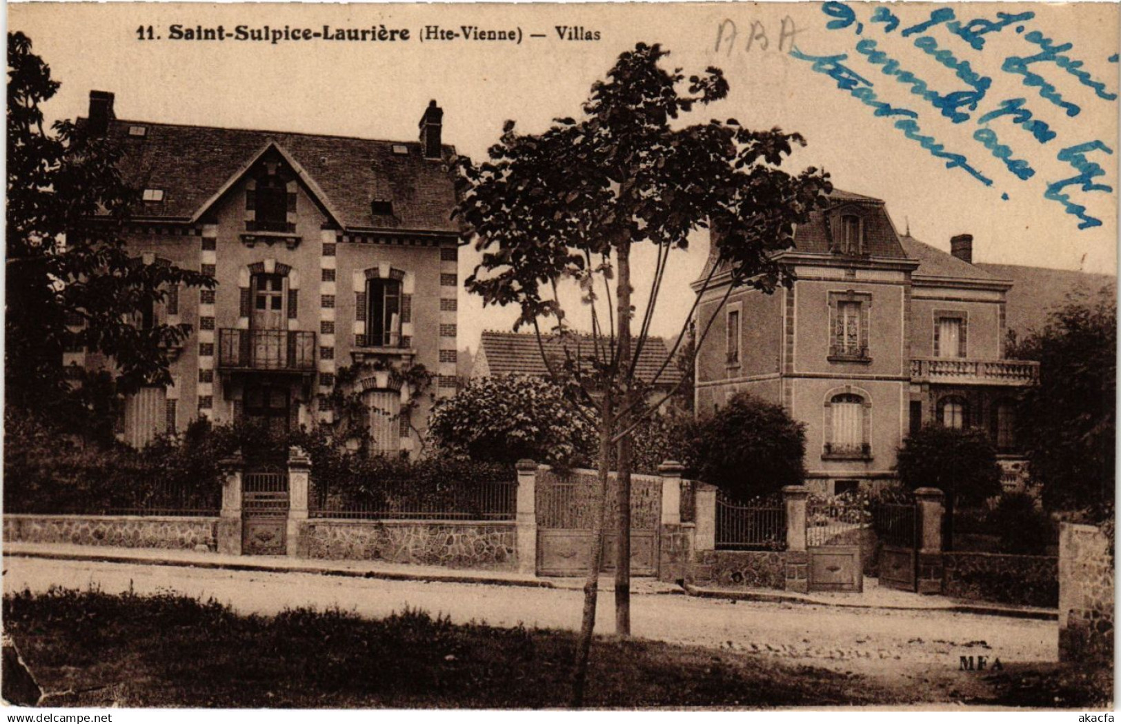 CPA St-SULPICE-LAURIERE - Villas (390650)