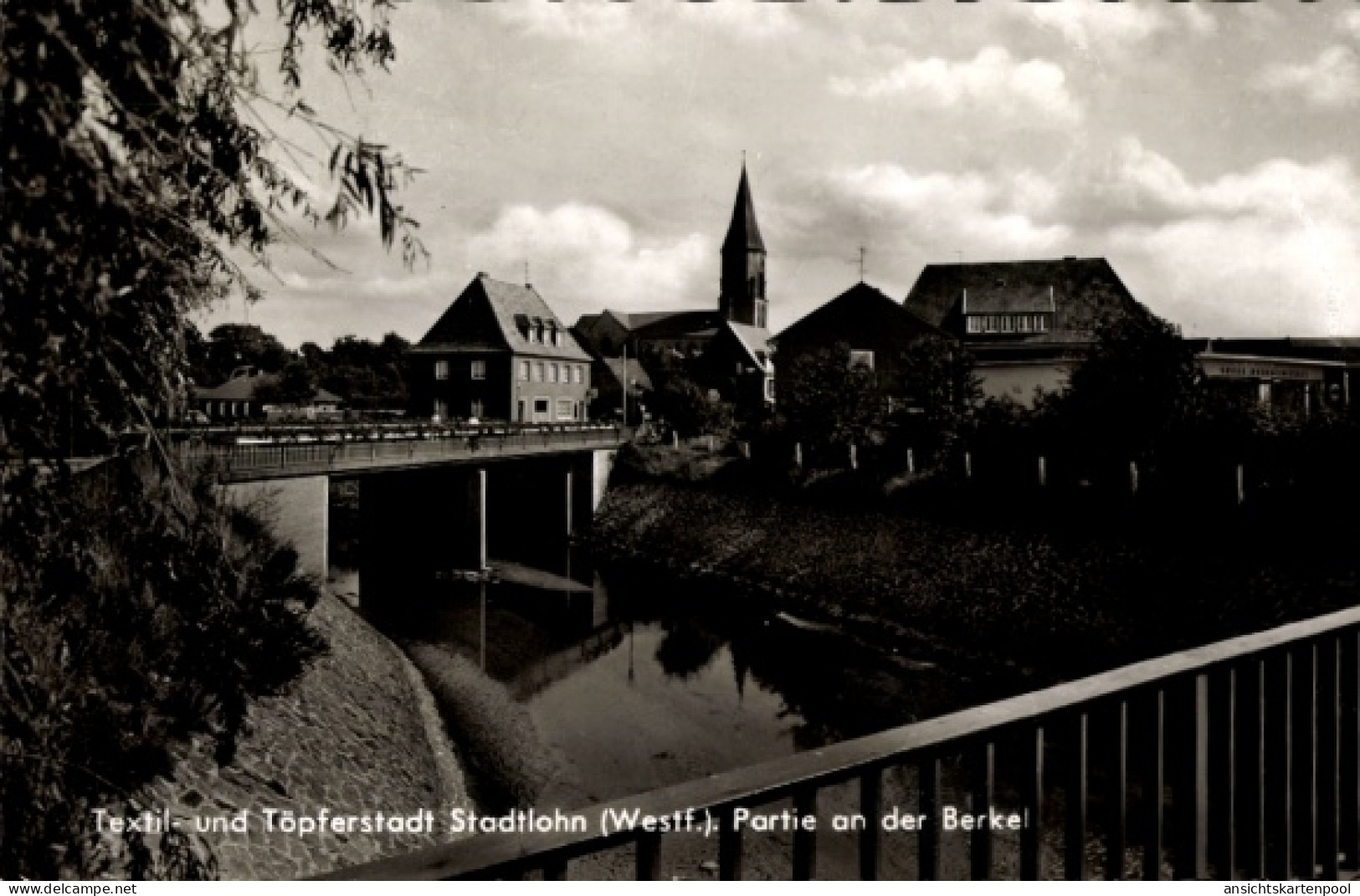 CPA Stadtlohn im Münsterland, Partie an der Berkel