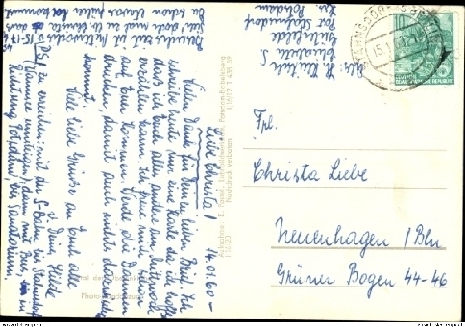 CPA Stahnsdorf in Brandenburg, Kirche, Portal