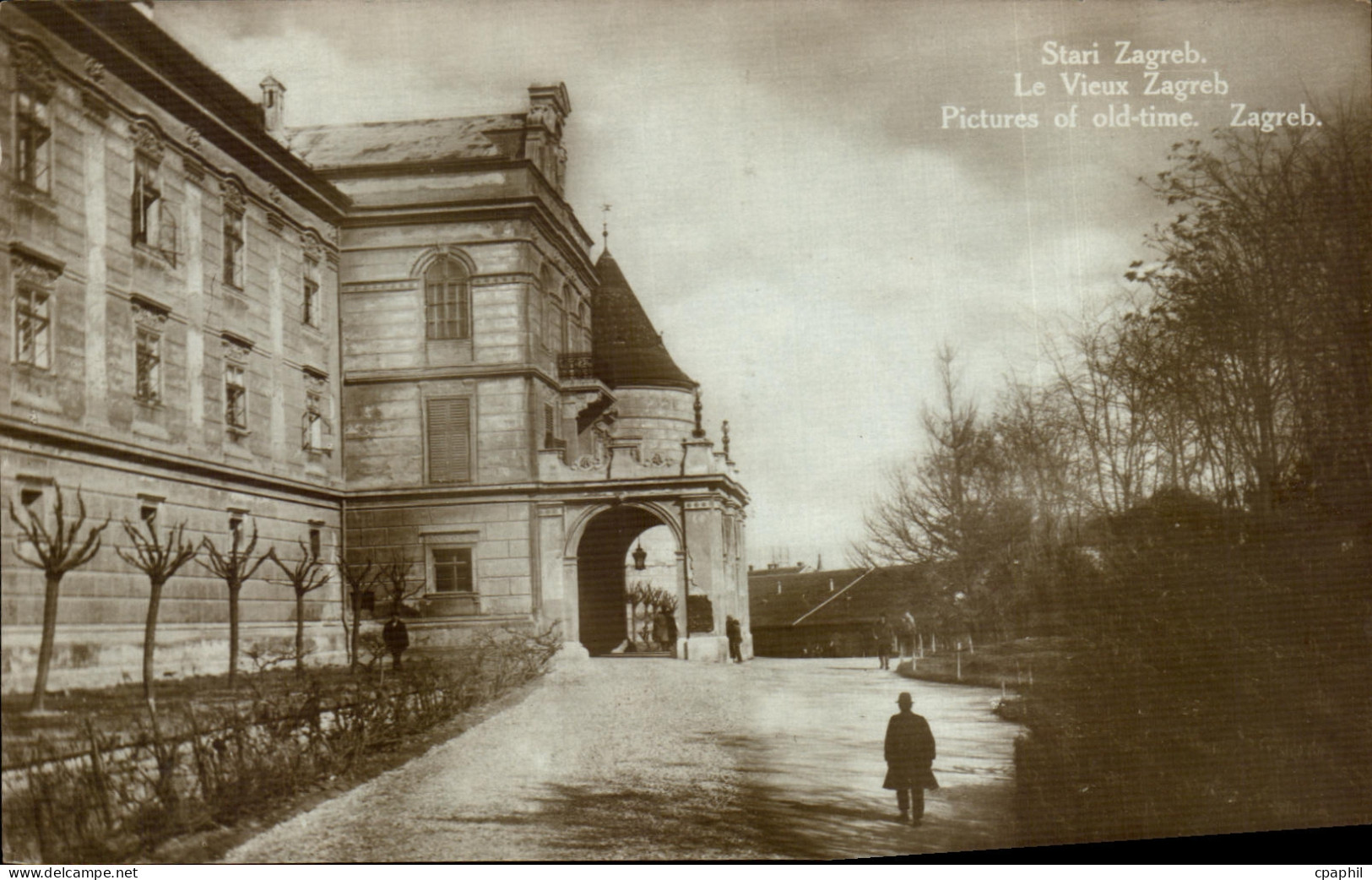 CPA Stari Zagreb Le Vieux Zagreb Pictures Of Old time Zagreb Croatie Croatia