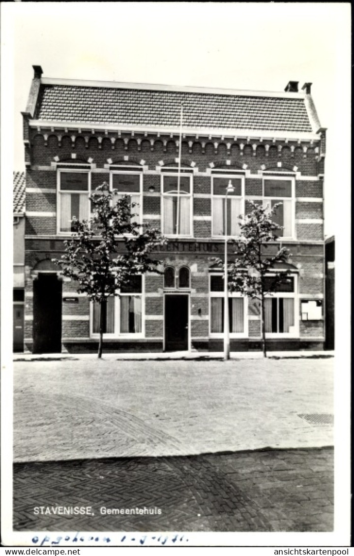 CPA Stavenisse Zeeland Niederlande, Gemeentehuis