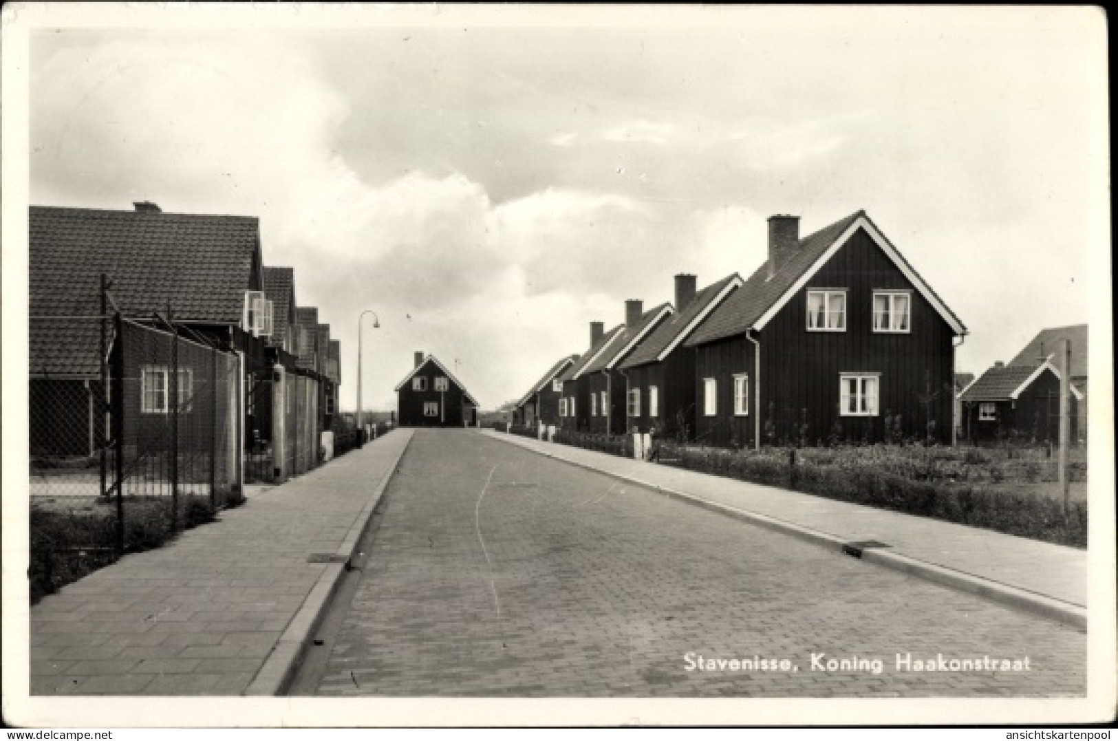 CPA Stavenisse Zeeland Niederlande, Koning Haakonstraat