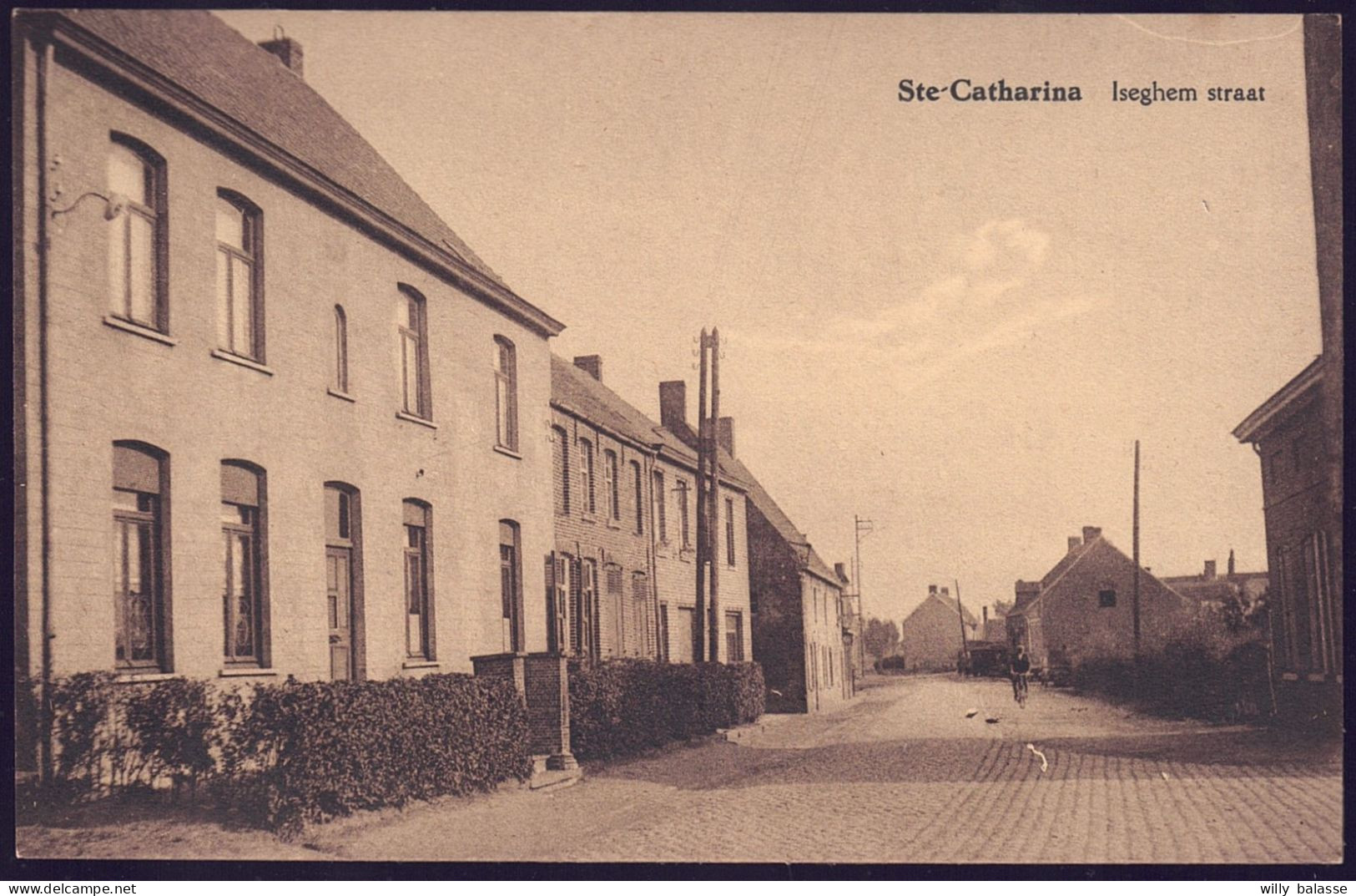 +++ CPA - STE CATHARINA - STE CATHERINE - Sint Katharina - Iseghem straat  //