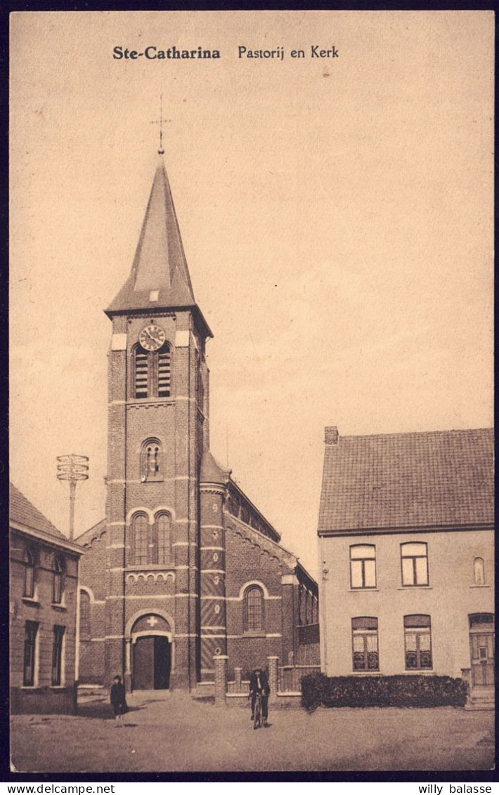 +++ CPA - STE CATHARINA - STE CATHERINE - Sint Katharina - Pastorij en Kerk  //