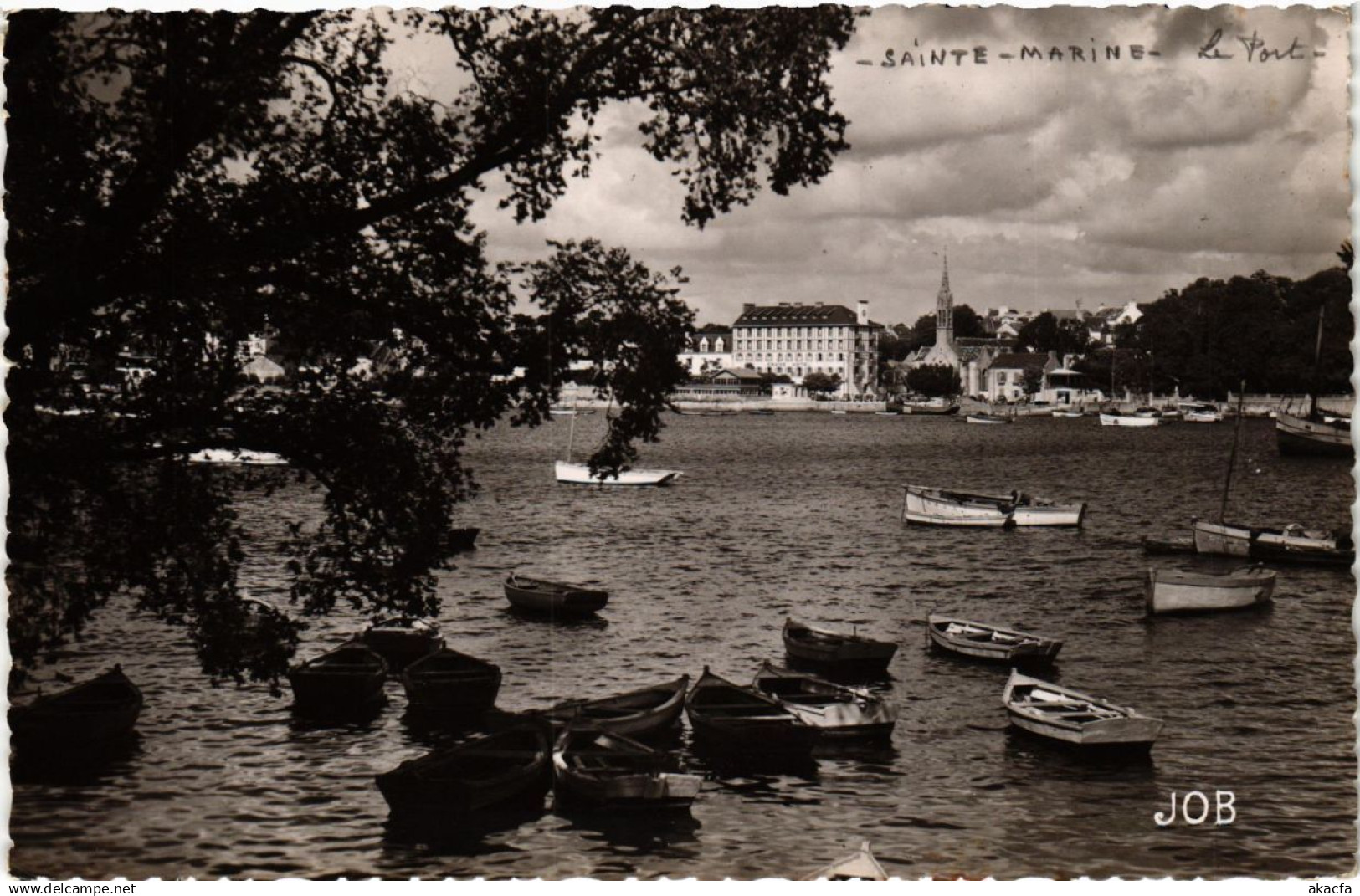 CPA Ste-MARINE (en Combrit) - Un Coin du Port (252516)