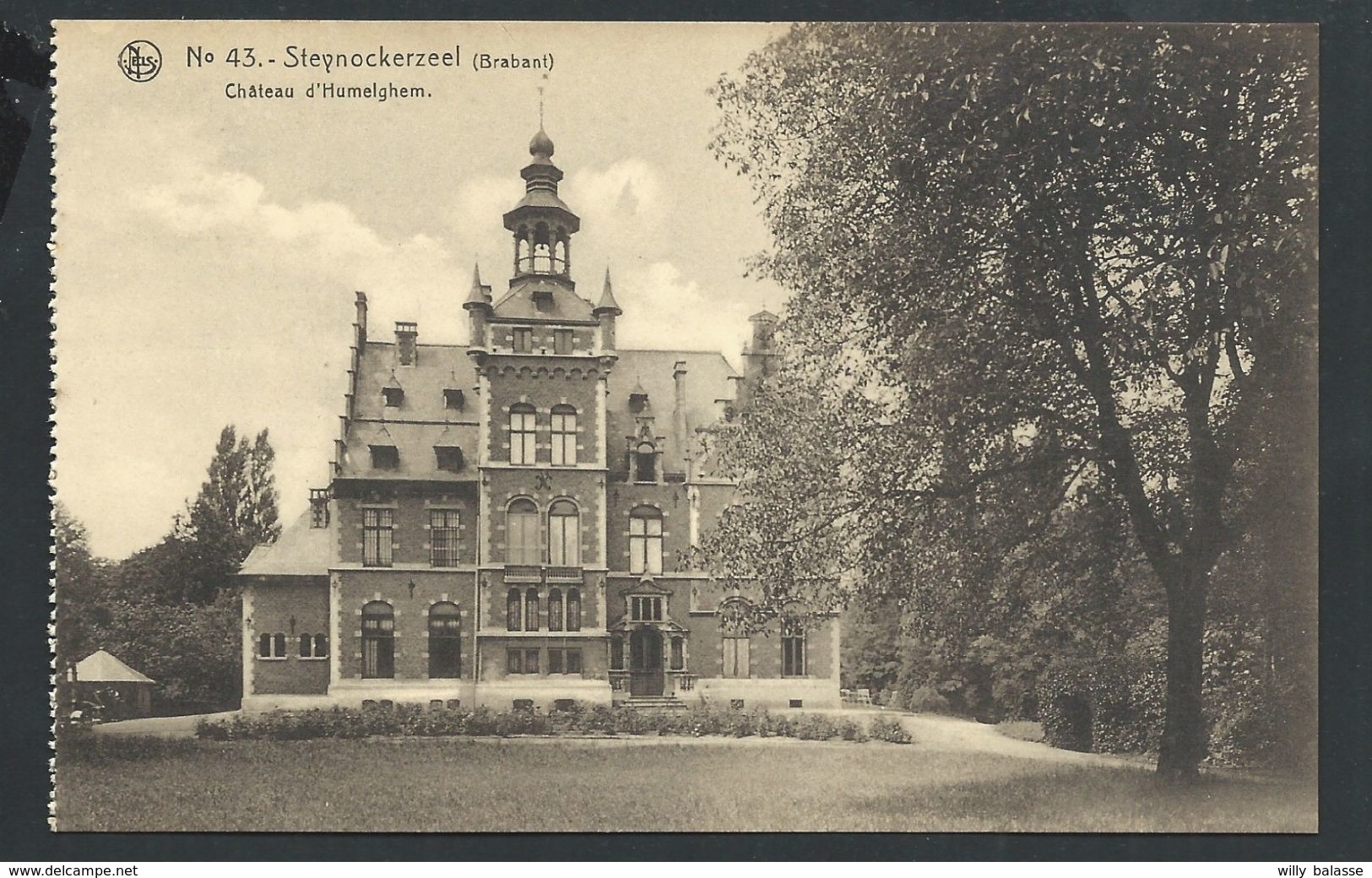 CPA - STEENOKKERZEEL - STEYNOCKERZEEL - Château d ' HUMELGHEM - Kasteel - Nels N° 43    //