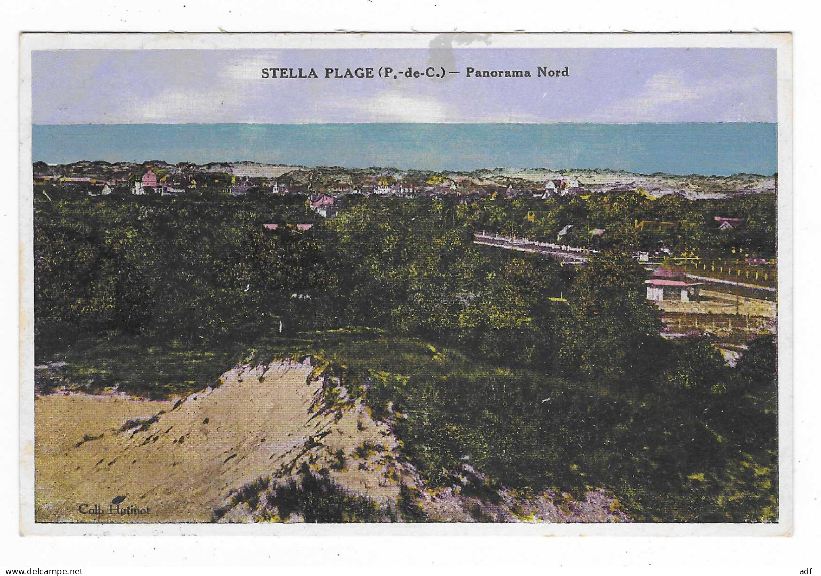 CPA STELLA PLAGE, PANORAMA NORD, PAS DE CALAIS 62