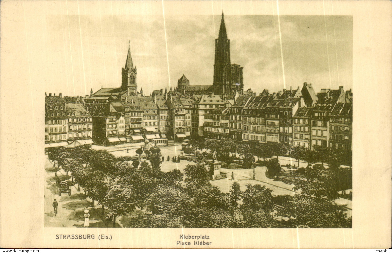CPA Strasburg Kieberplatz Place Kieber