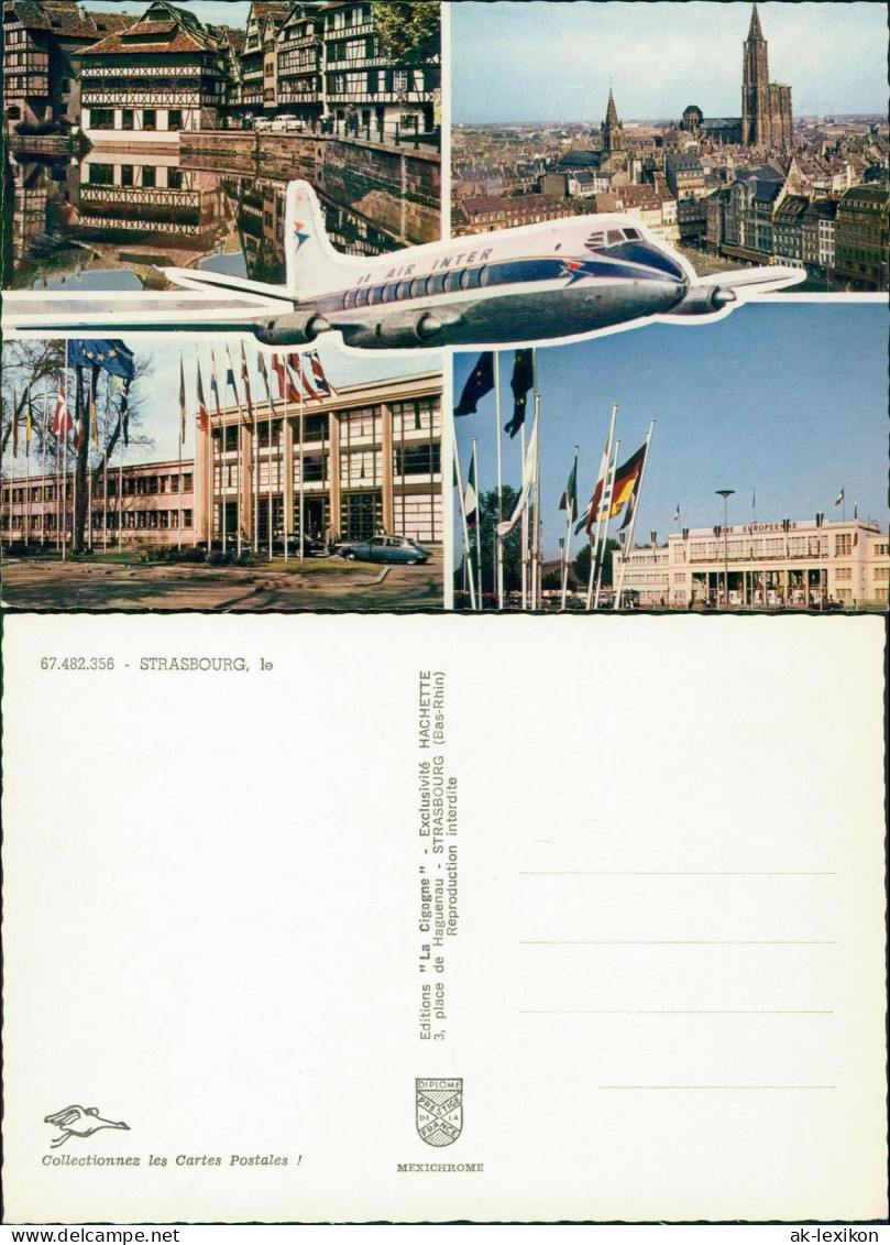 CPA Straßburg Strasbourg Stadtteilansichten Strasbourg 1980