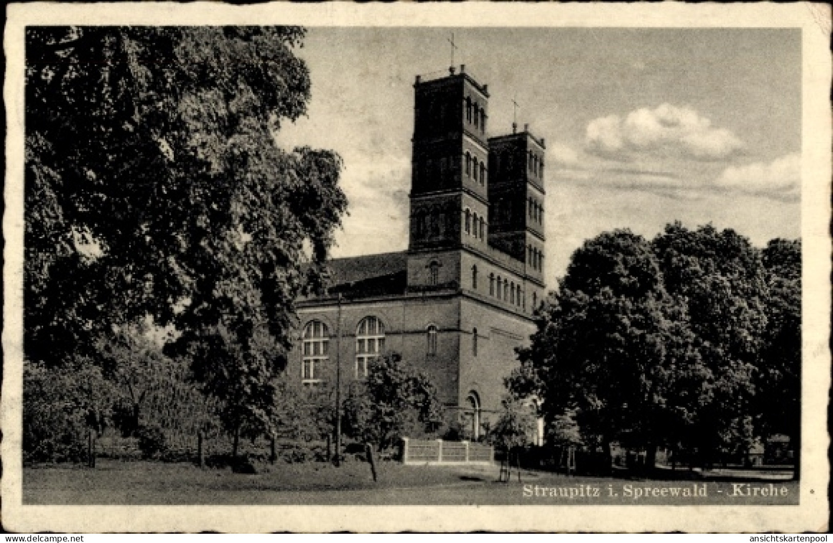 CPA Straupitz im Spreewald, Kirche