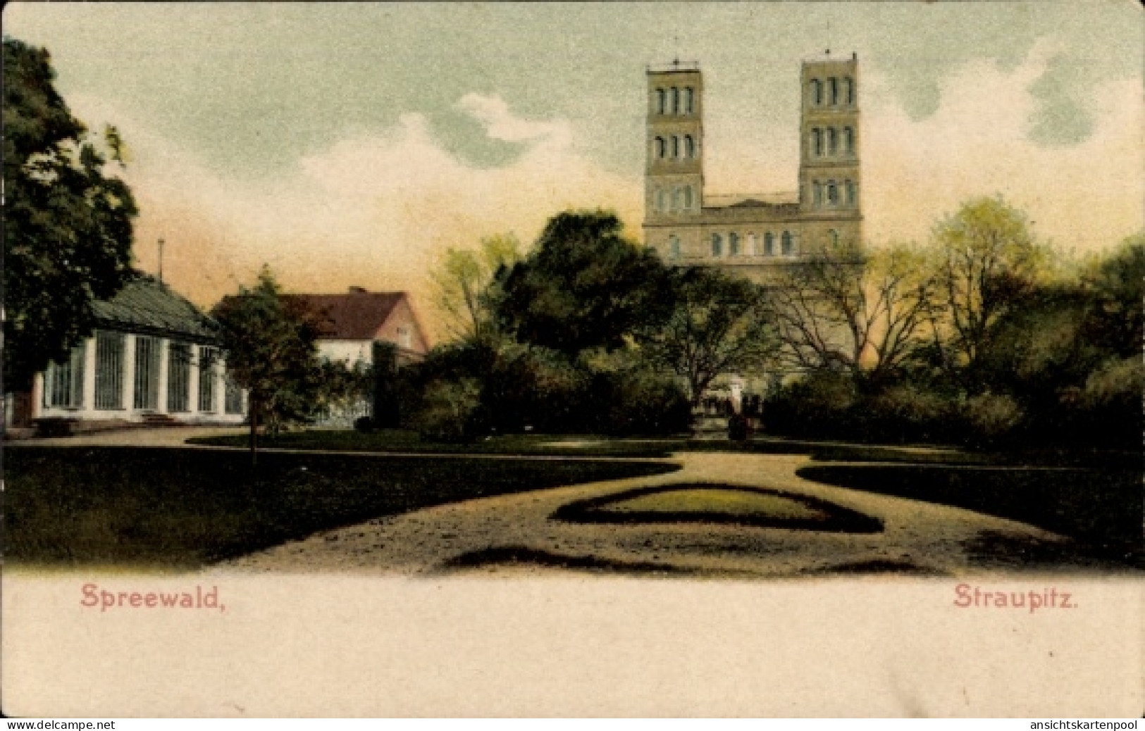 CPA Straupitz im Spreewald, Schinkelkirche