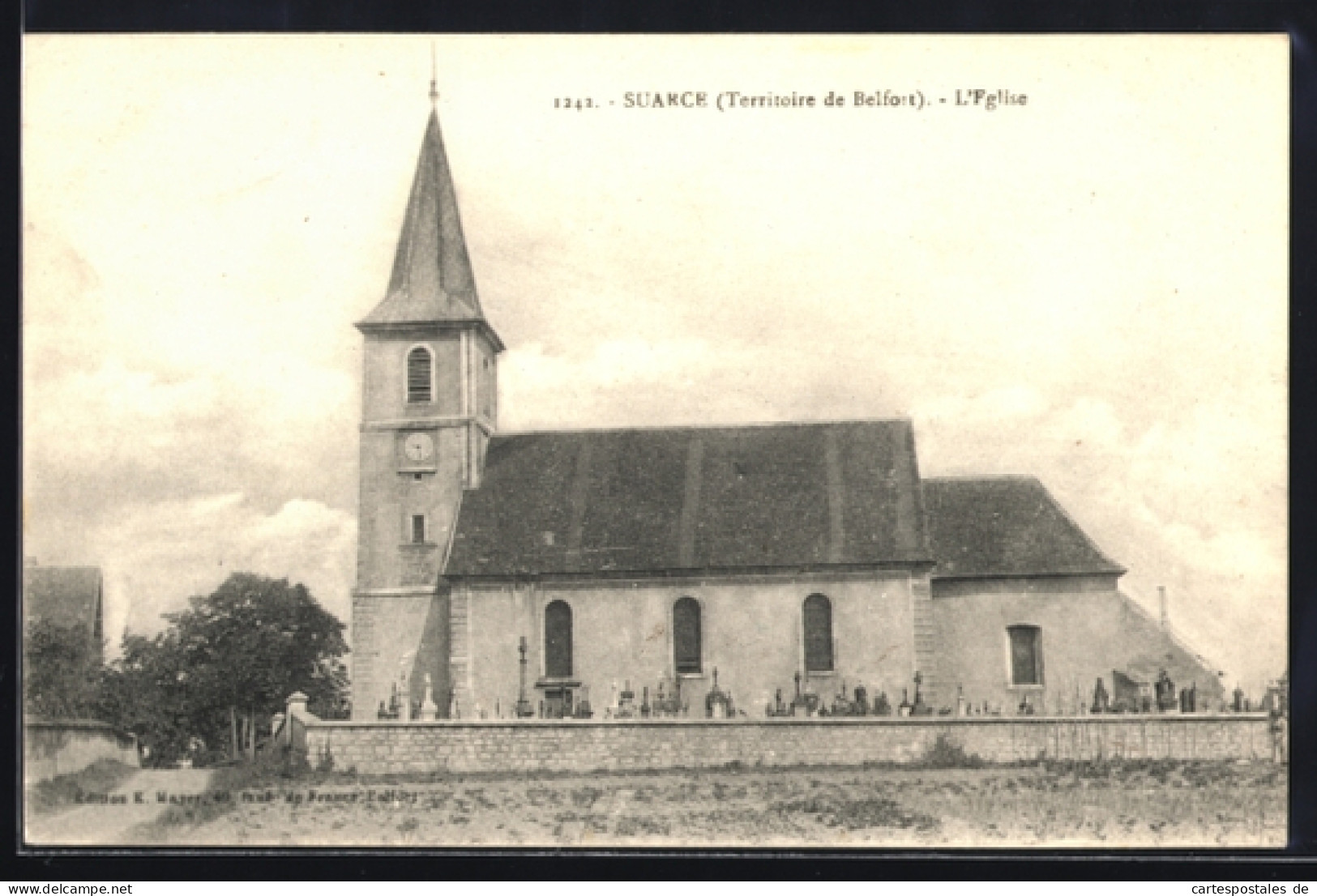 CPA Suarce /Territoire de Belfort, L`Église