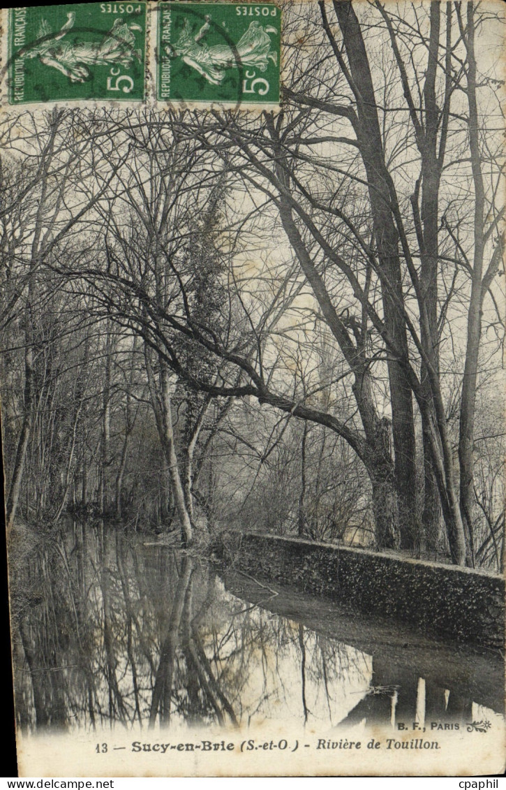 CPA Sucy En Brie Riviere De Touillon
