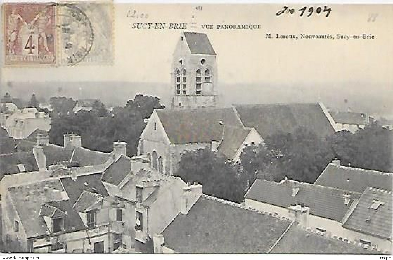 CPA Sucy-en-Brie vue panoramique