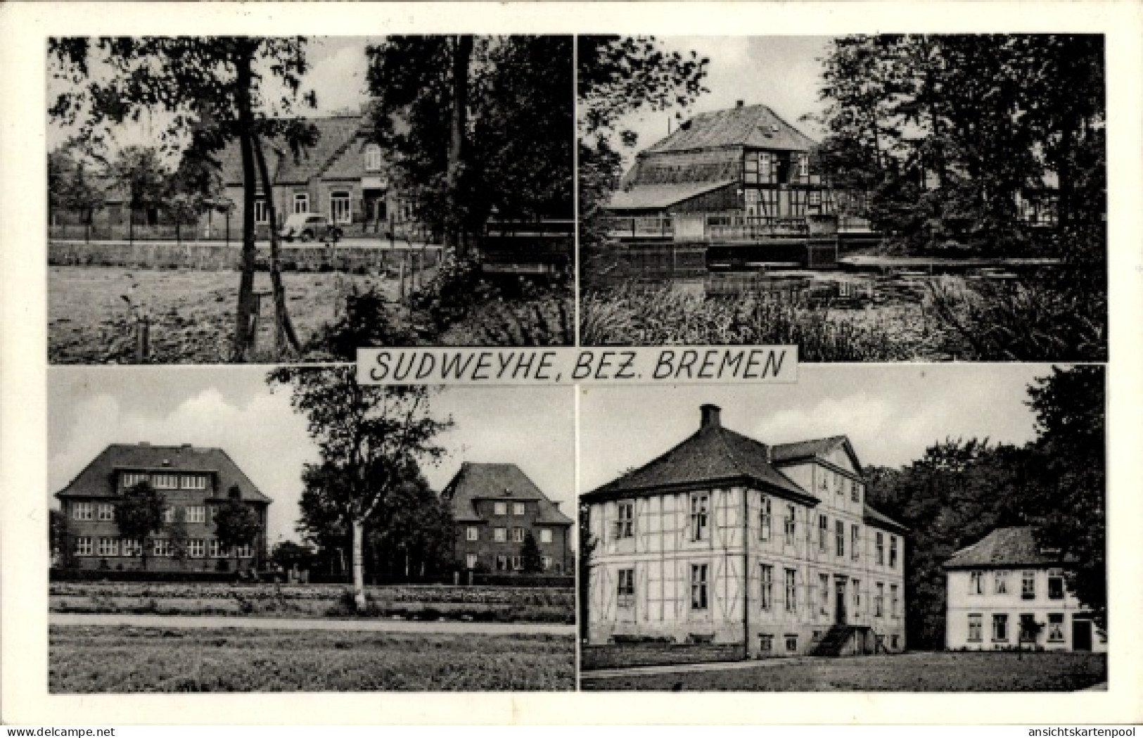 CPA Sudweyhe Weyhe Niedersachsen, Gebäude, Fachwerkhaus