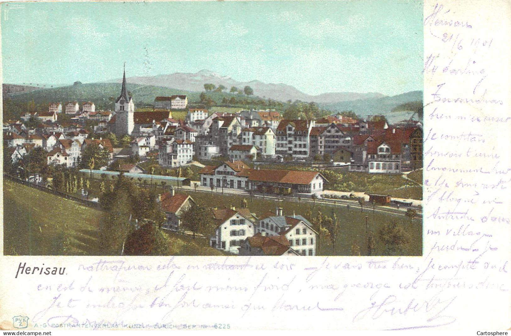 CPA Suisse > AR Appenzell Rhodes-Extérieures > Herisau 1901