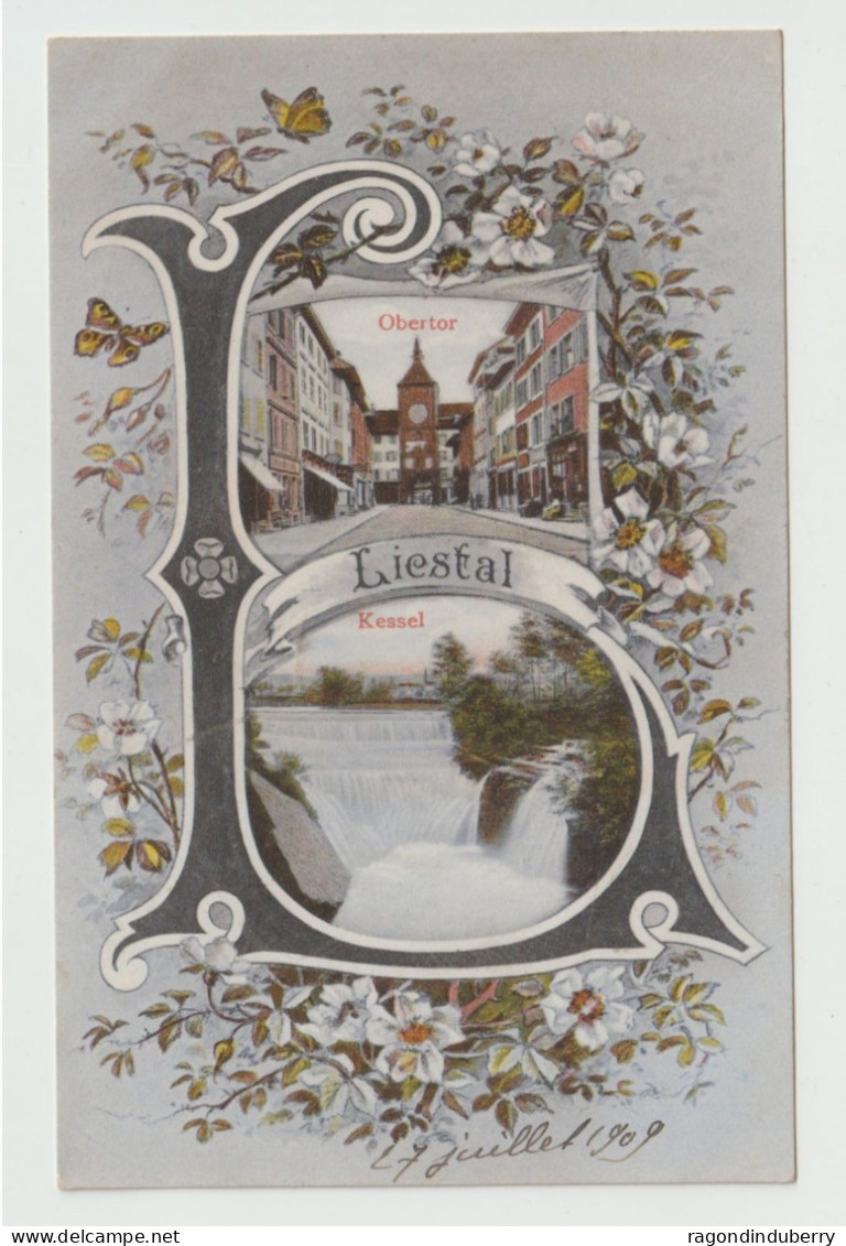 CPA - SUISSE - LIESTAL - Obertor, Kessel - Série originale avec lettre L première lettre de LIESTAL