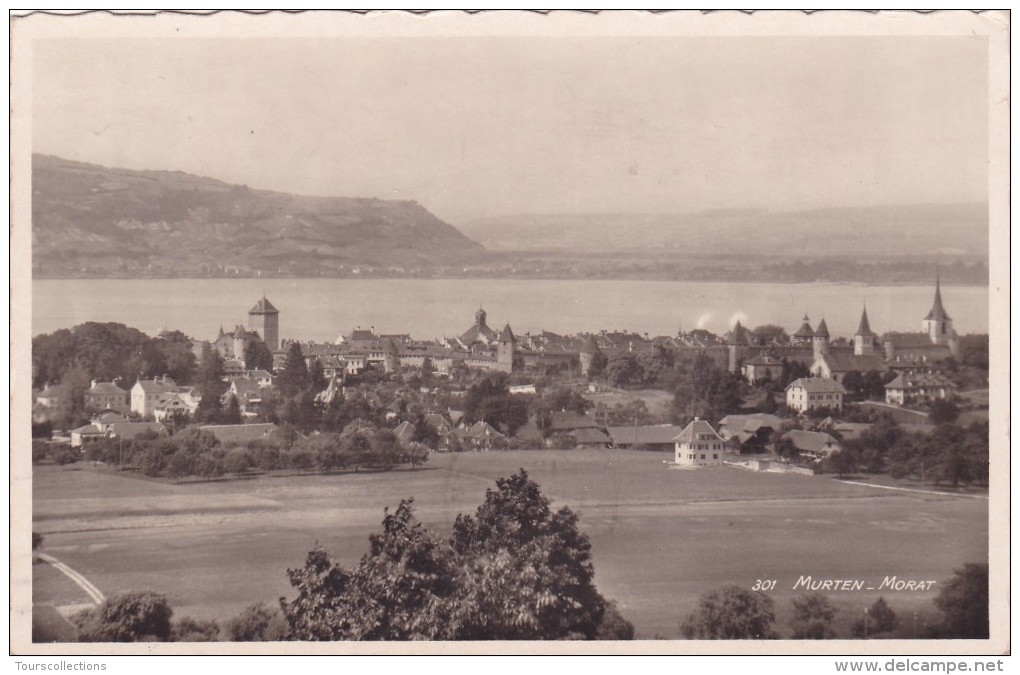 CPA SUISSE @ MURTEN - MORAT Lac de Murtensee canton de Fribourg en 1938