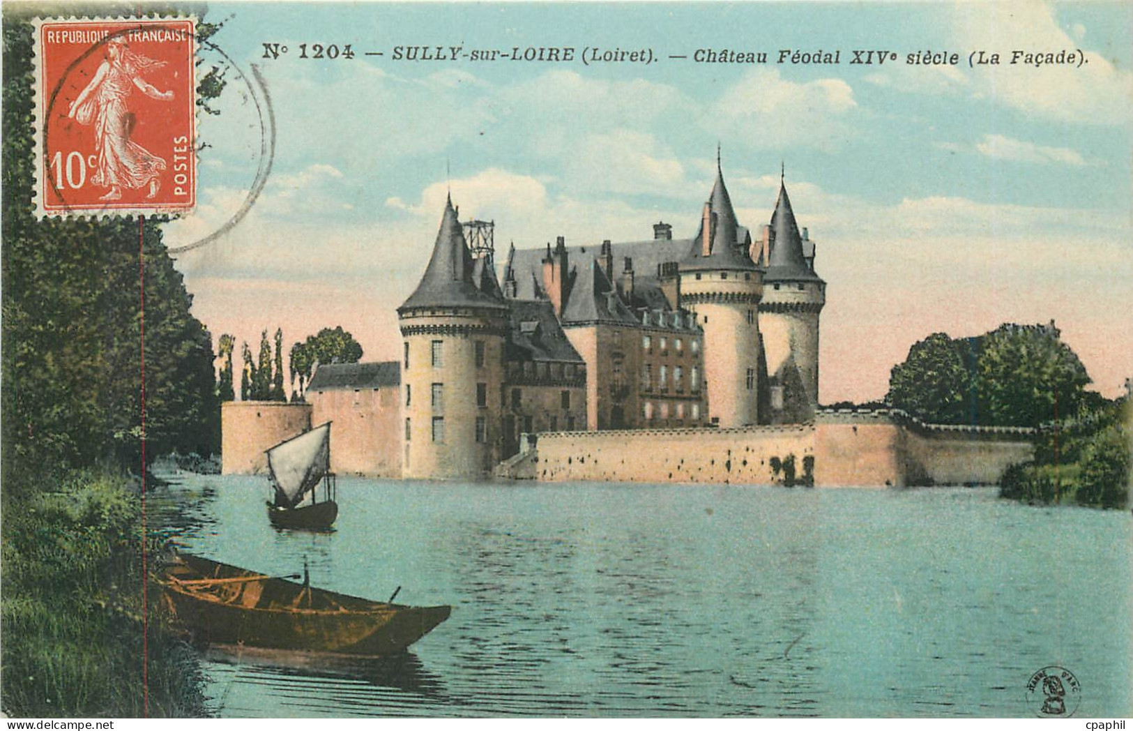 CPA Sully sur Loire Loiret Chateau Feodal