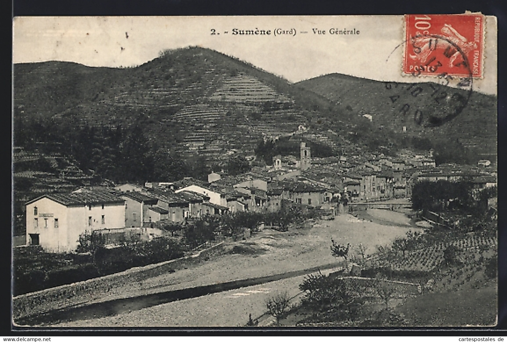 CPA Sumène, Vue Gènèrale