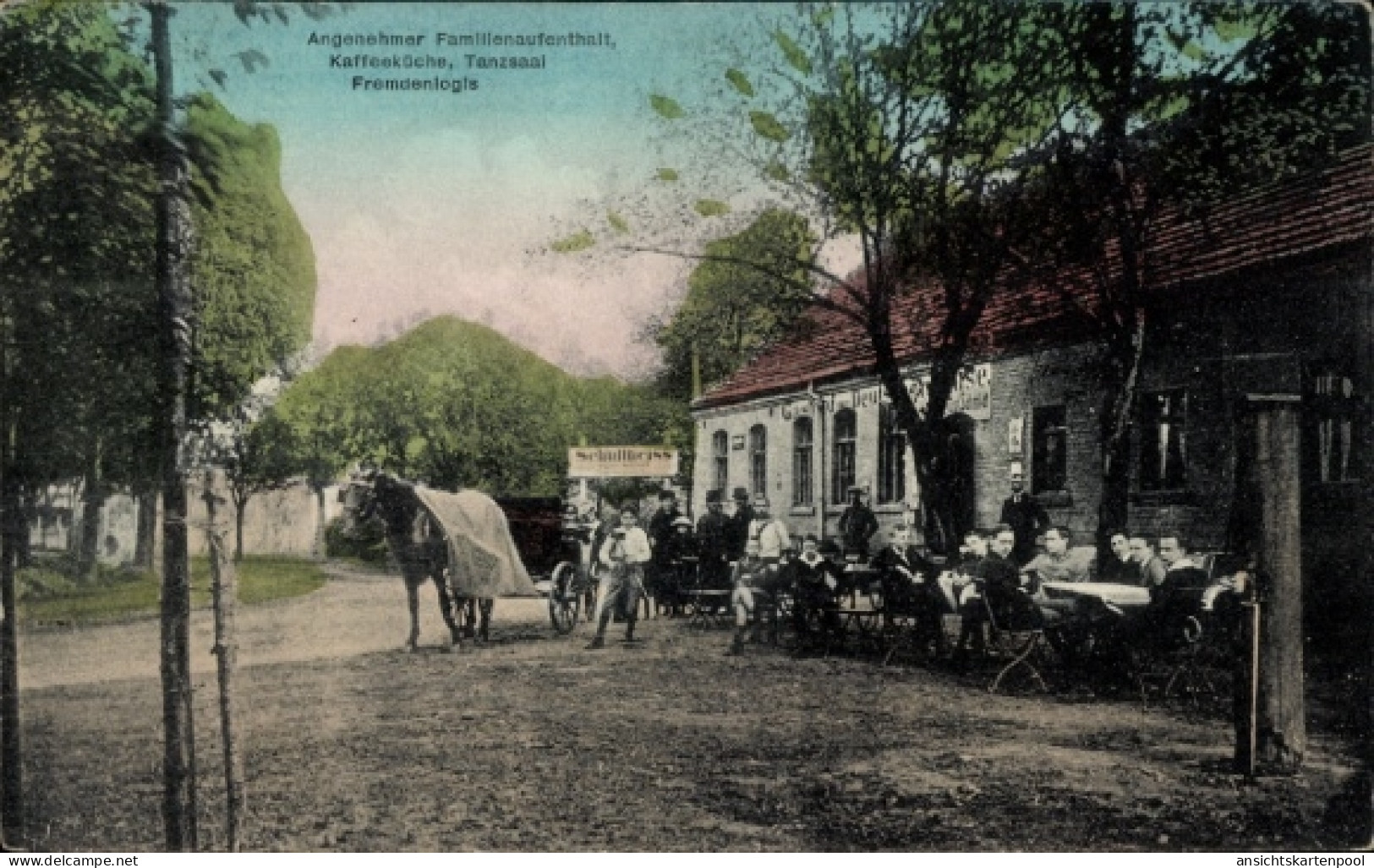 CPA Summt Mühlenbeck Mühlenbecker Land, Gasthof zum Deutschen Hause