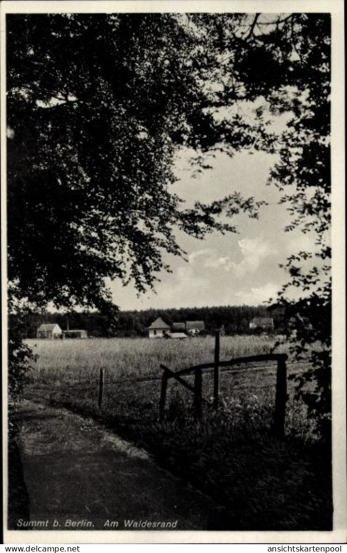 CPA Summt Mühlenbeck Mühlenbecker Land, Waldesrand