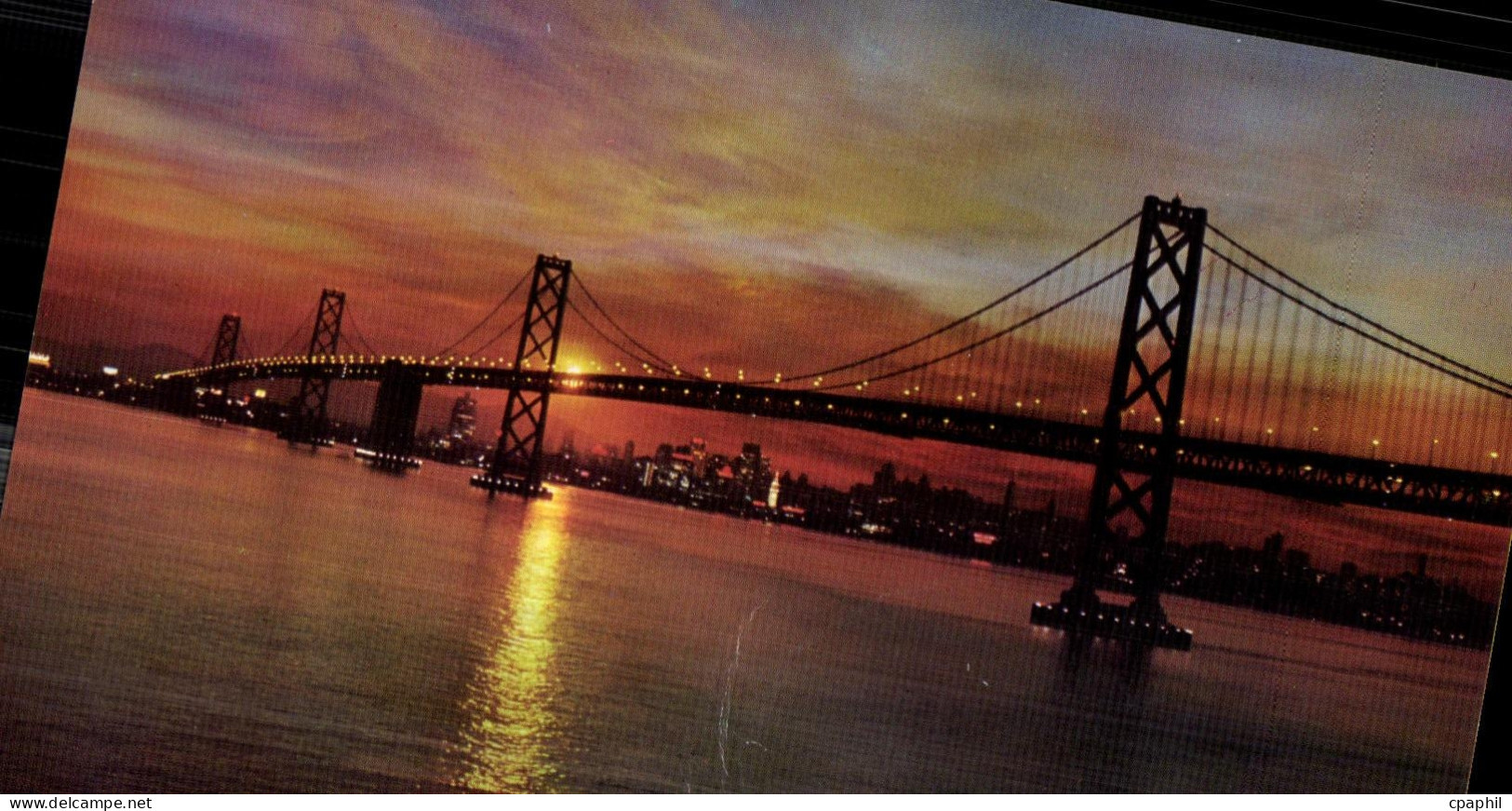 CPA Sunset San Francisco Bay Bridge Linking San Francisco