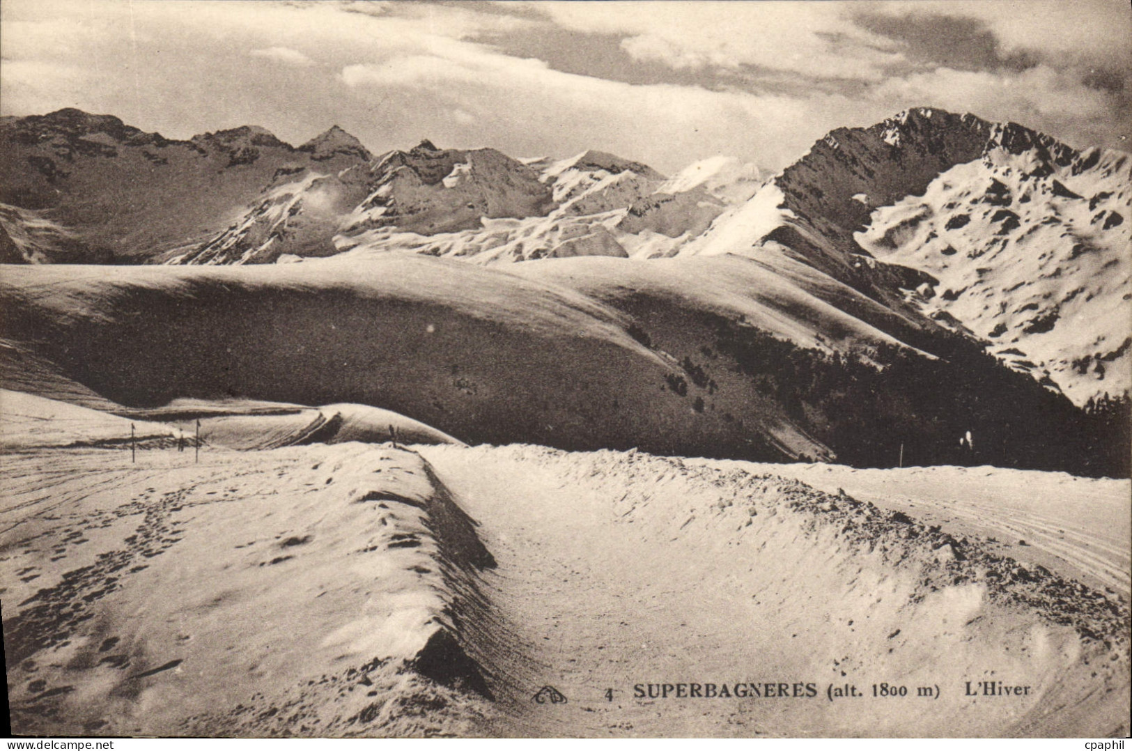 CPA Superbagneres L'Hiver