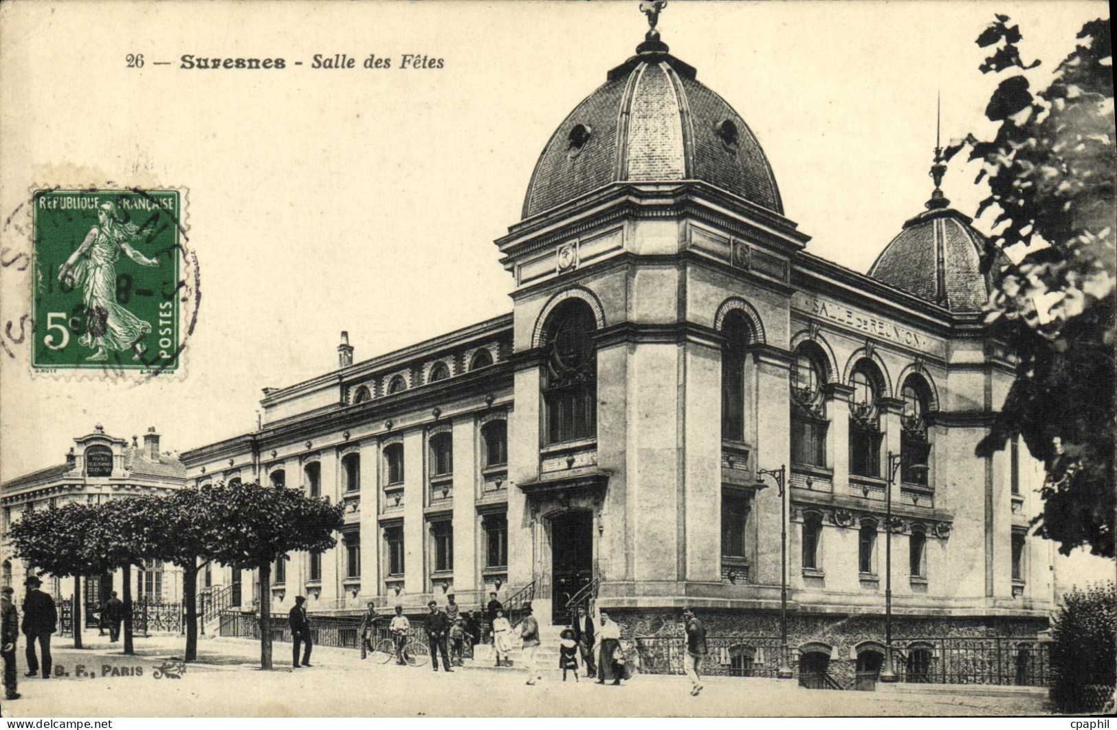 CPA Suresnes Salle Des Fetes