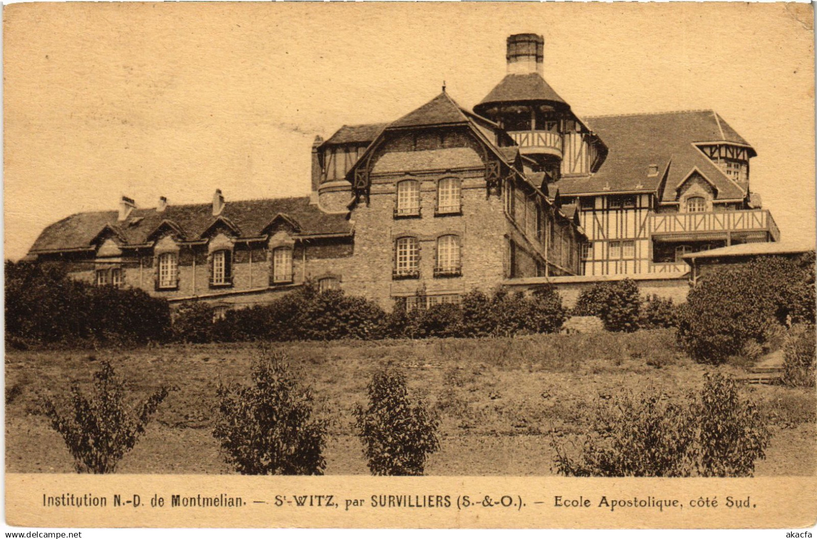 CPA Survilliers Ecole Apostolique, cote Sud FRANCE (1307816)