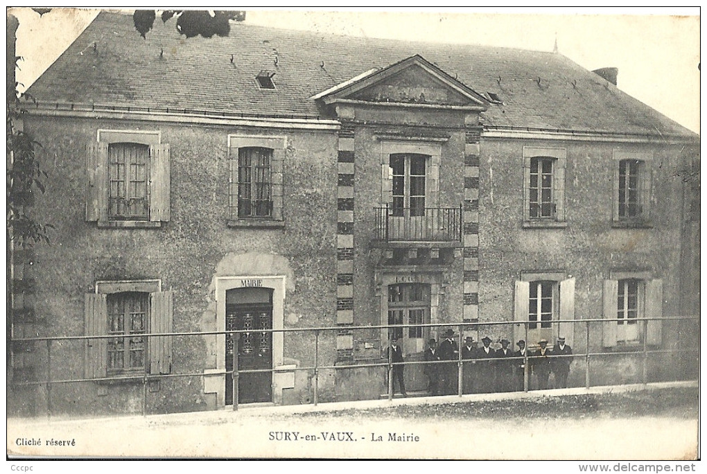 CPA Sury-en-Vaux - La Mairie