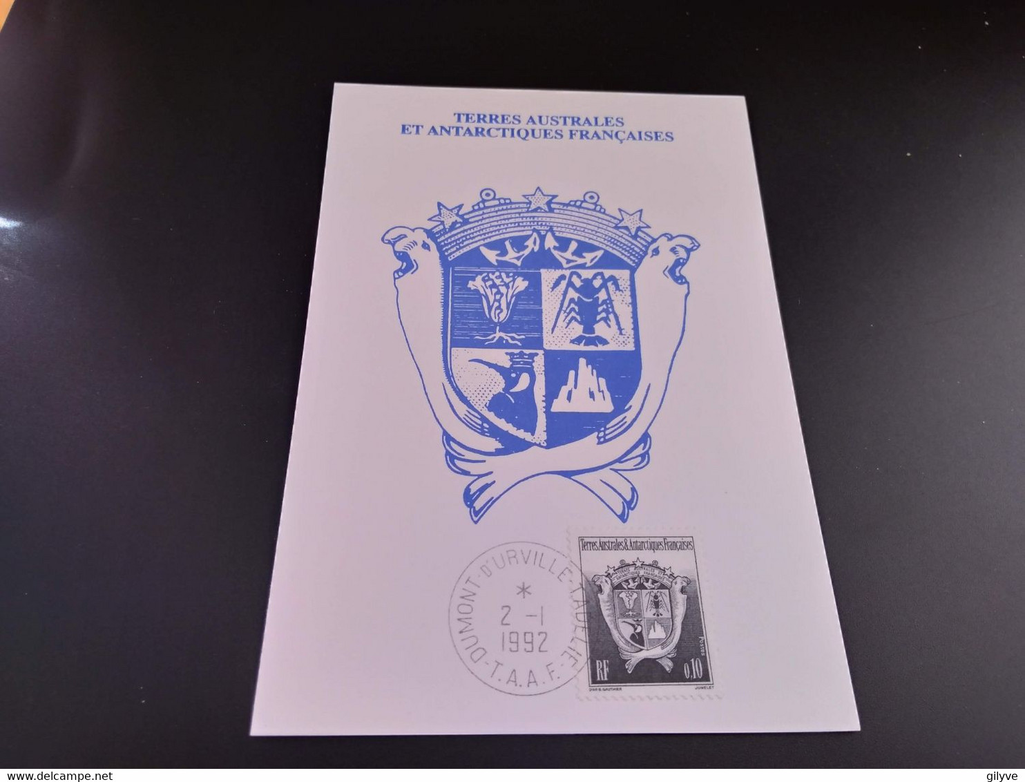 CPA. TAAF. Dumont d'Urville. Terres Australes.   040)