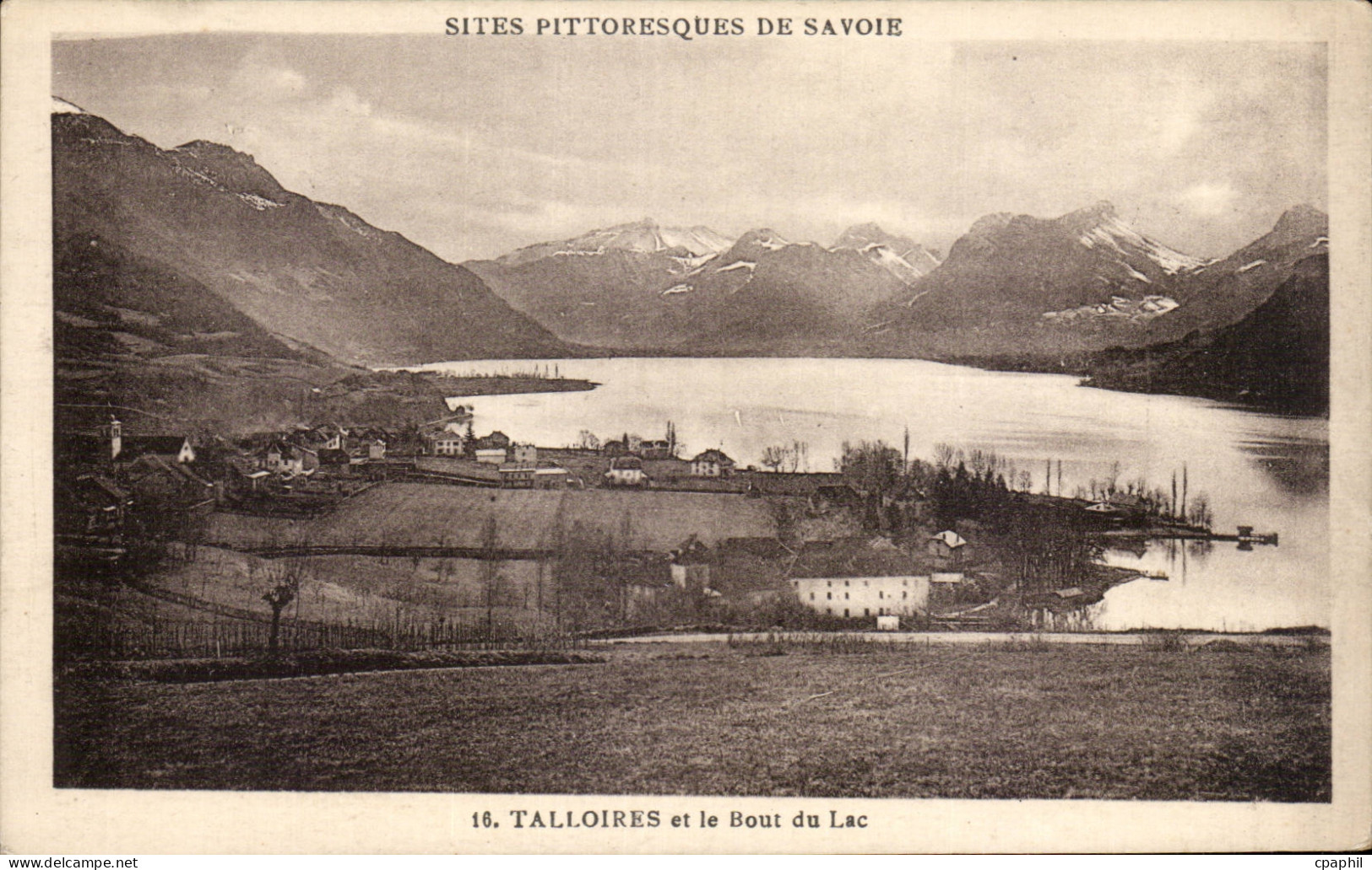 CPA Talloires et le bout du lac