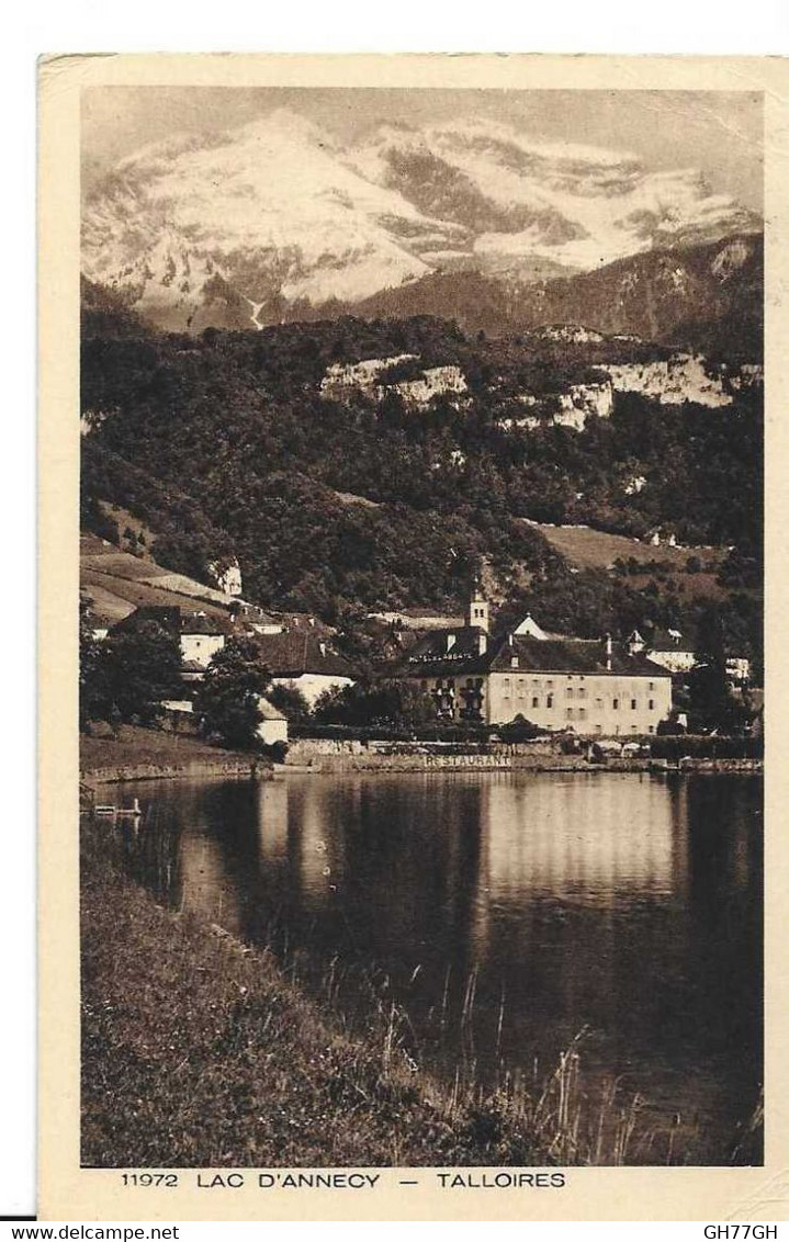 CPA TALLOIRES -timbre exposition coloniale 1931